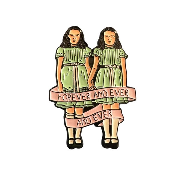 FOREVER AND EVER Grady Twins Shining Enamel Pin NEW NWOT - Picture 2 of 4
